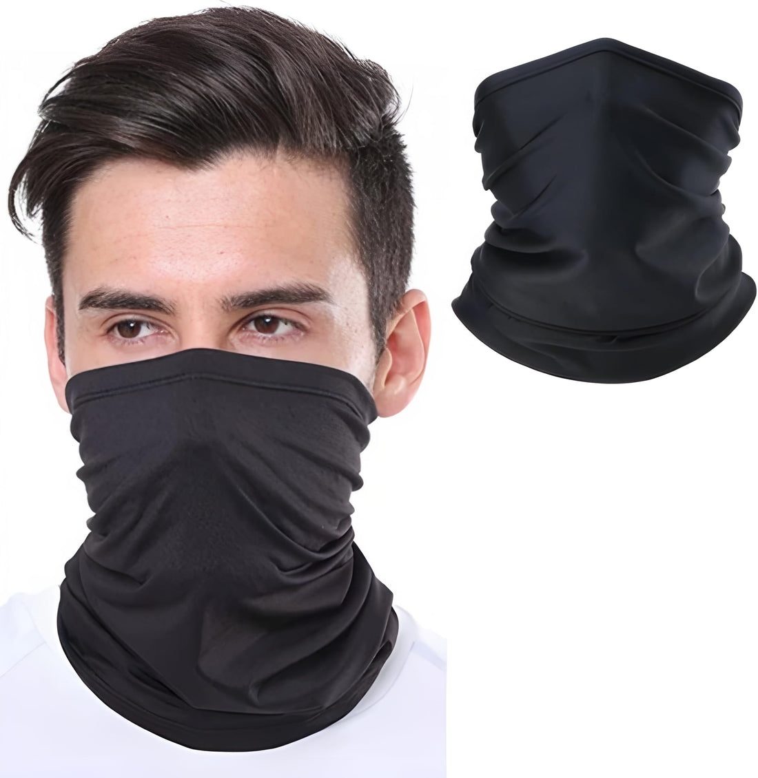 Multifunctional Neck Gaiter - Lightweight Breathable Elastic Fabric - Perfect for Dust and Sun Protection, Running, Cycling, Camping and Outdoor Activities