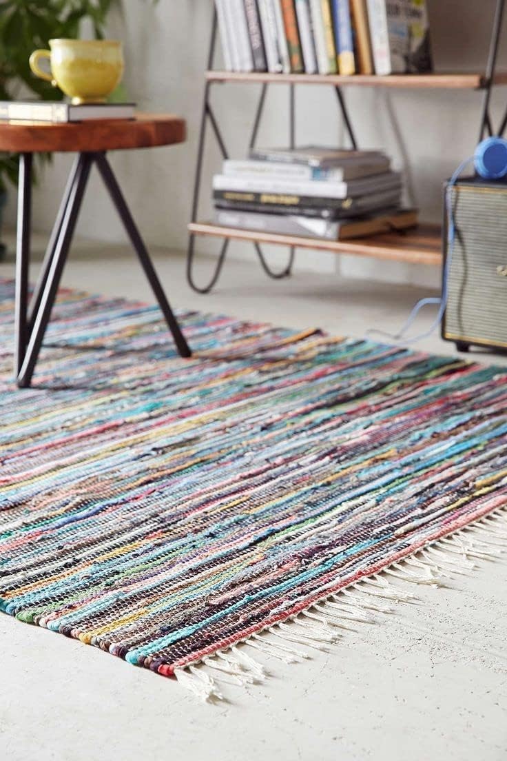 Egypt Antiques O'Kilim Handmade Rug, 2 m x 3 m Size, Multicolor