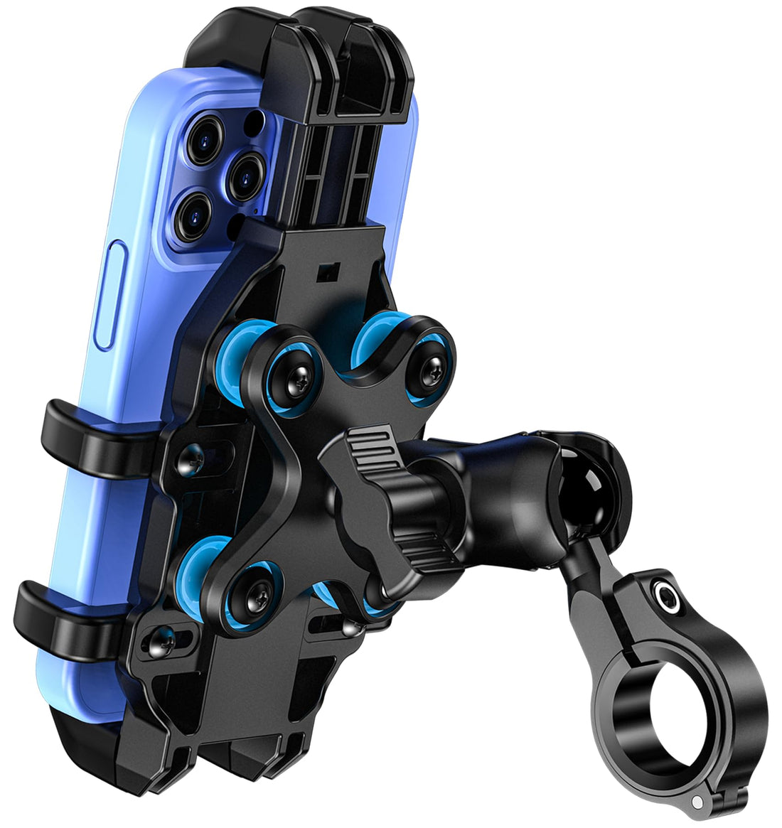 VAZESWIN Motorcycle Phone Mount with Vibration Dampener