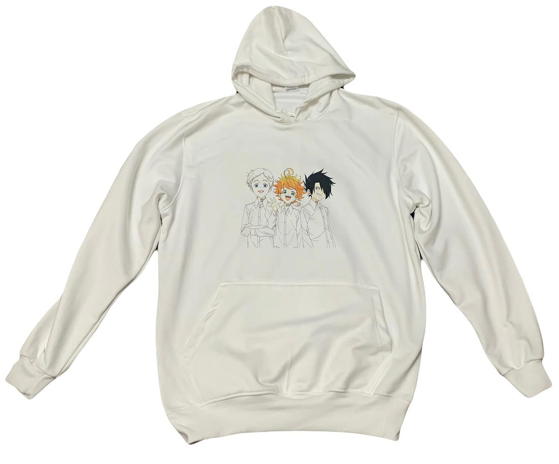 Japaneses anime ThePromised Neverland Norman ray Emmaphil carol hoodie 4 (XXL)