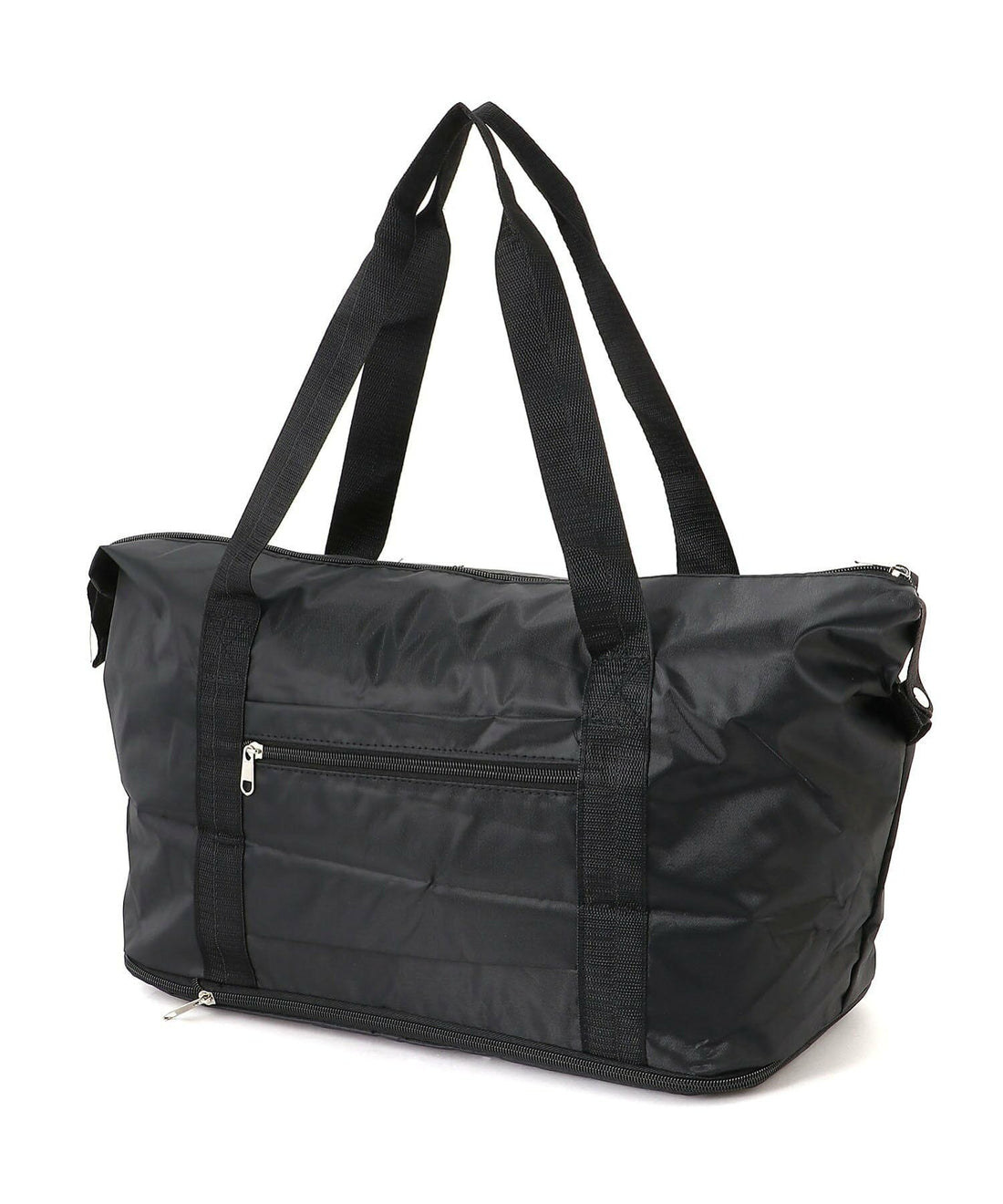 Downtown 41x28x23cm Large Capacity Expandable Travel Duffel Bag, Black Gym and Weekend Tote, Multi-Compartment Carry-On Bag for Sports, Overnight Trips and Outdoor Travel Equipment