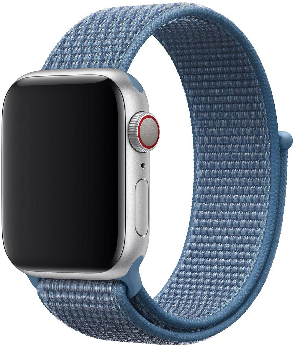 For Apple Watch SE Size 44mm Comfort Woven Band from Smart Stuff - Royal Blue
