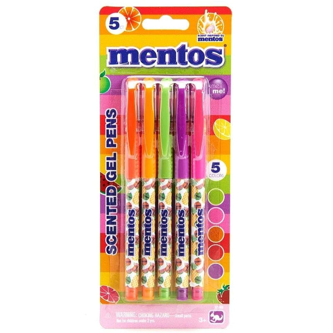 Mentos Scented Gel Pens 5 Colors