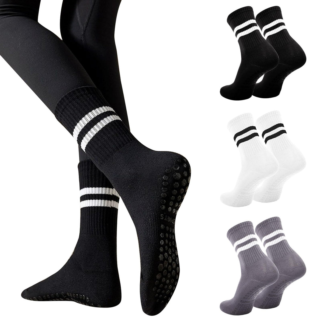 Risipu Women Yoga Socks Non Slip Socks