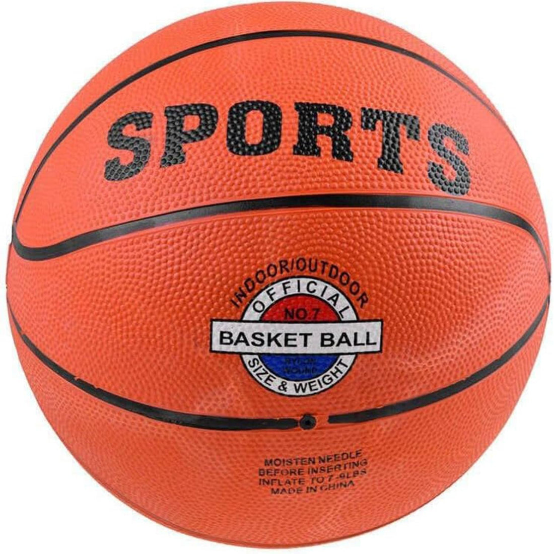 Official Size 7 Basketball – Indoor/Outdoor Durable Training Ball for Adults & Teens