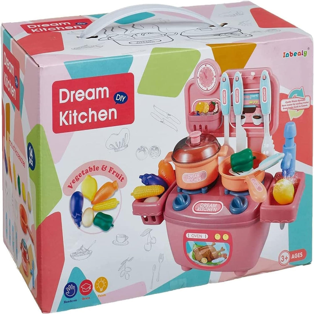 Children's dream kitchen for girls from 777-3 14 pcs