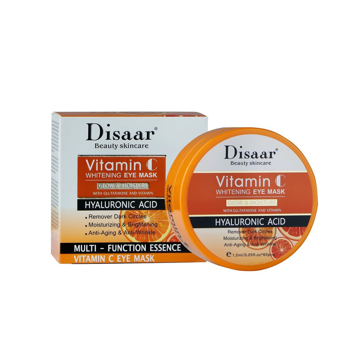 Disaar Vitamin C Hyaluronic Acid Whitening Eye Mask 1.5ml * 60 pcs