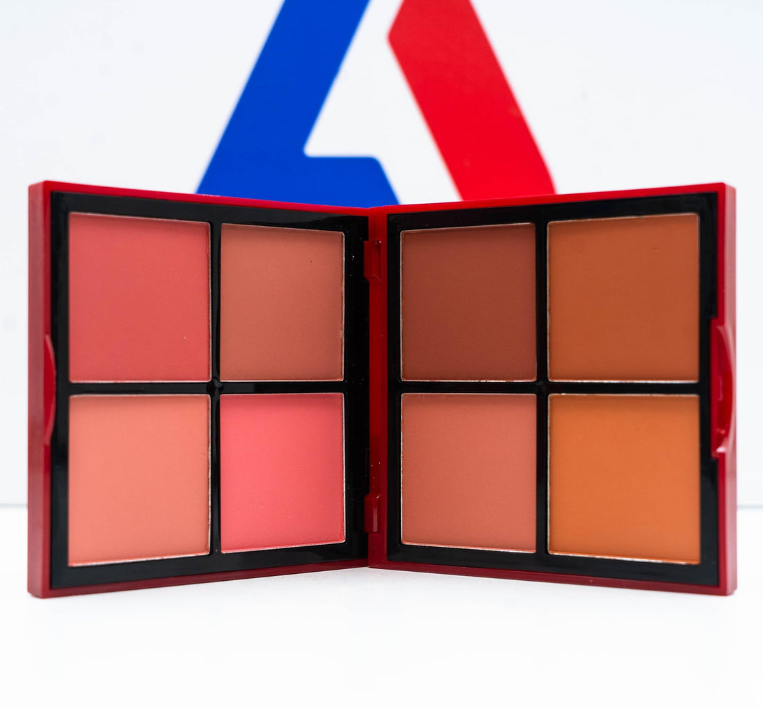 Carlla Rose Blusher Powder Palette - 8 Color