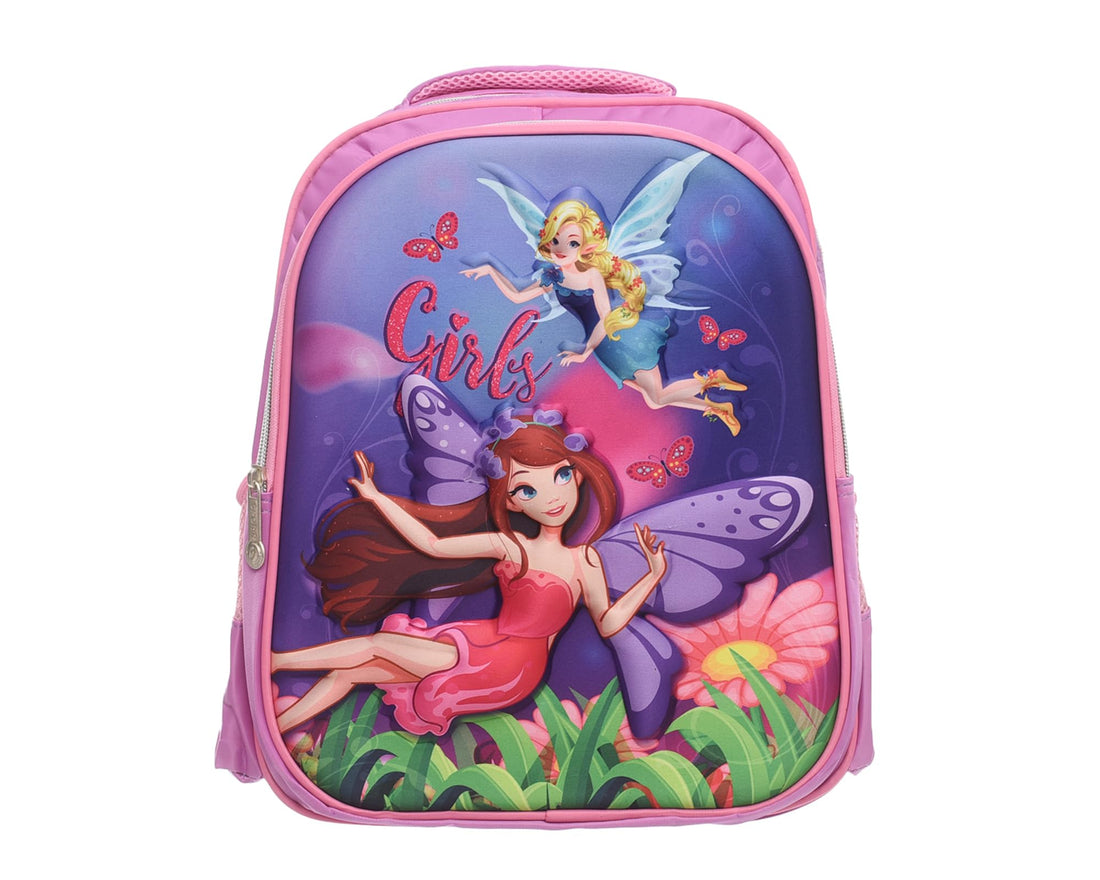 Durable School Backpack with 2 Zippers, Spacious & Lightweight Bag for Kids, Teens & Students, Comfortable Shoulder Straps