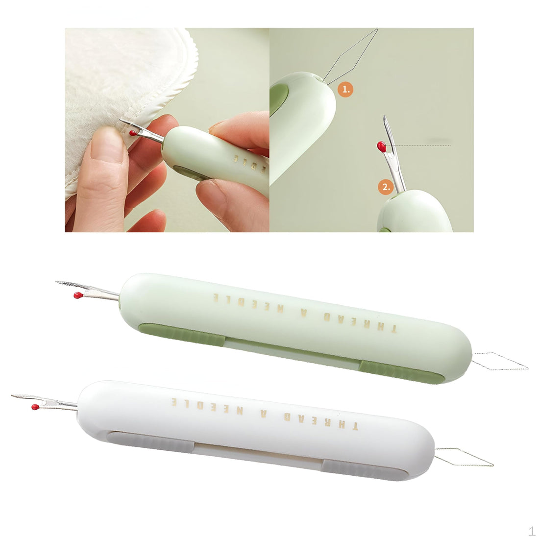 Premium Hand Sewing Shredder, Perfect Hand Sewing Tools for Home Sewing Accessories, Easy to Use and Stretch, Fits Needlework Patterns and Sewing Clothes(2 Machines)