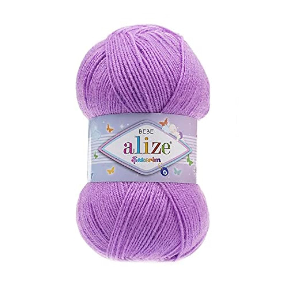 Alize SEKERIM BEBE Fuchsia 290 - Crochet and Knitting Yarn