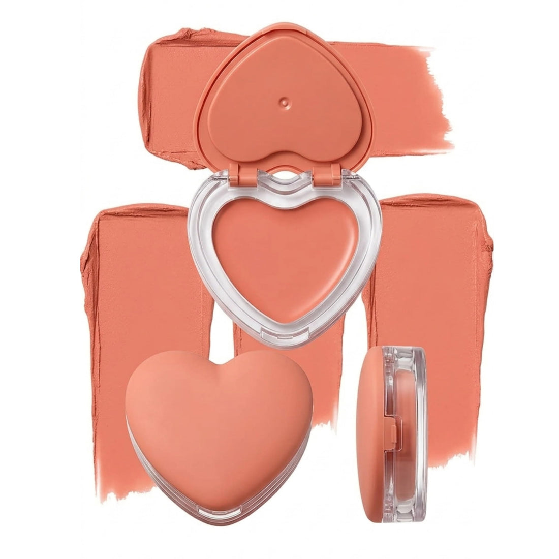 Blush, Creamy & High-Pigment Formula Matte Blush Cream Makeup, Blushes Lip and Cheek Dual, Natural Lasting (04)