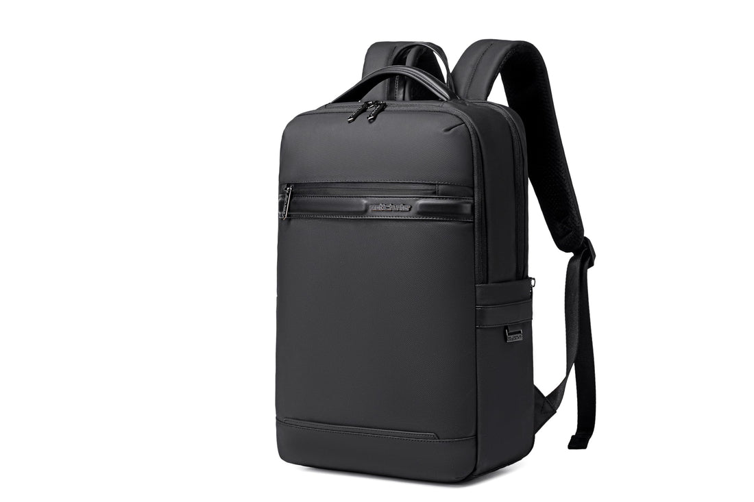 Arctic Hunter Slim Laptop Backpack for Men – 15L Lightweight Water-Resistant Business Bag with Independent 15.6'' Laptop Compartment Stylish Office & Daily Use Backpack - B00872-Black