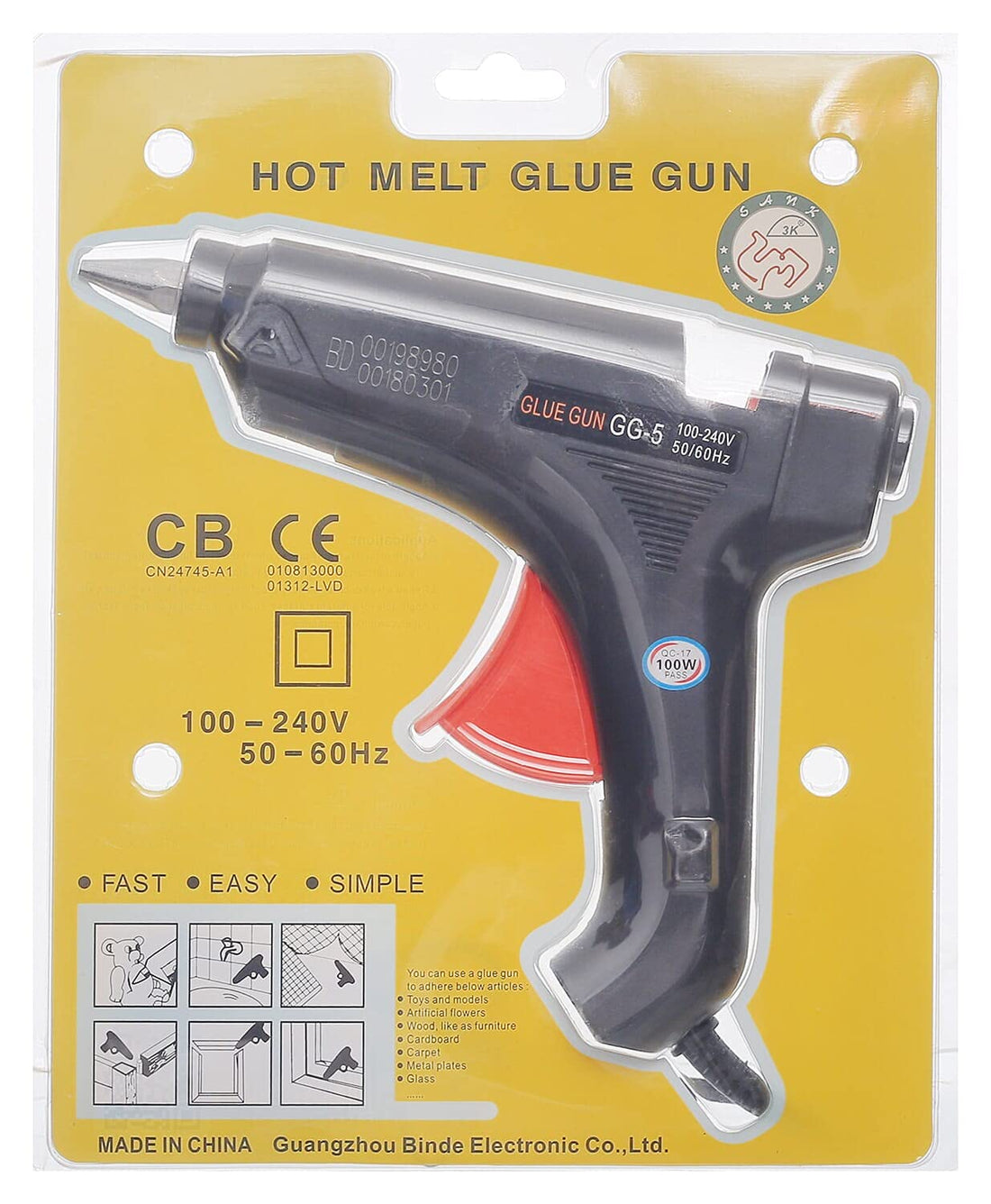Sank Gg-5 Glue Gun 100 W - Black Orange
