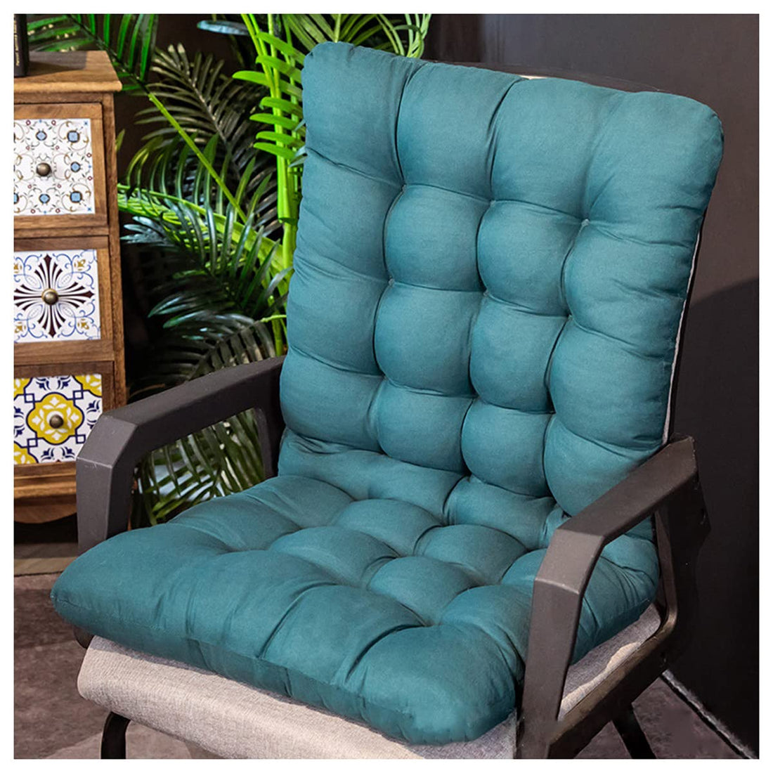 Moro Moro 3 Garden Chair Cushion, Lounger Lumbar Back Support Chair Nollip Seat Pads Pain Relief For Office, Writing Chairs 1-45 X 100 Cm