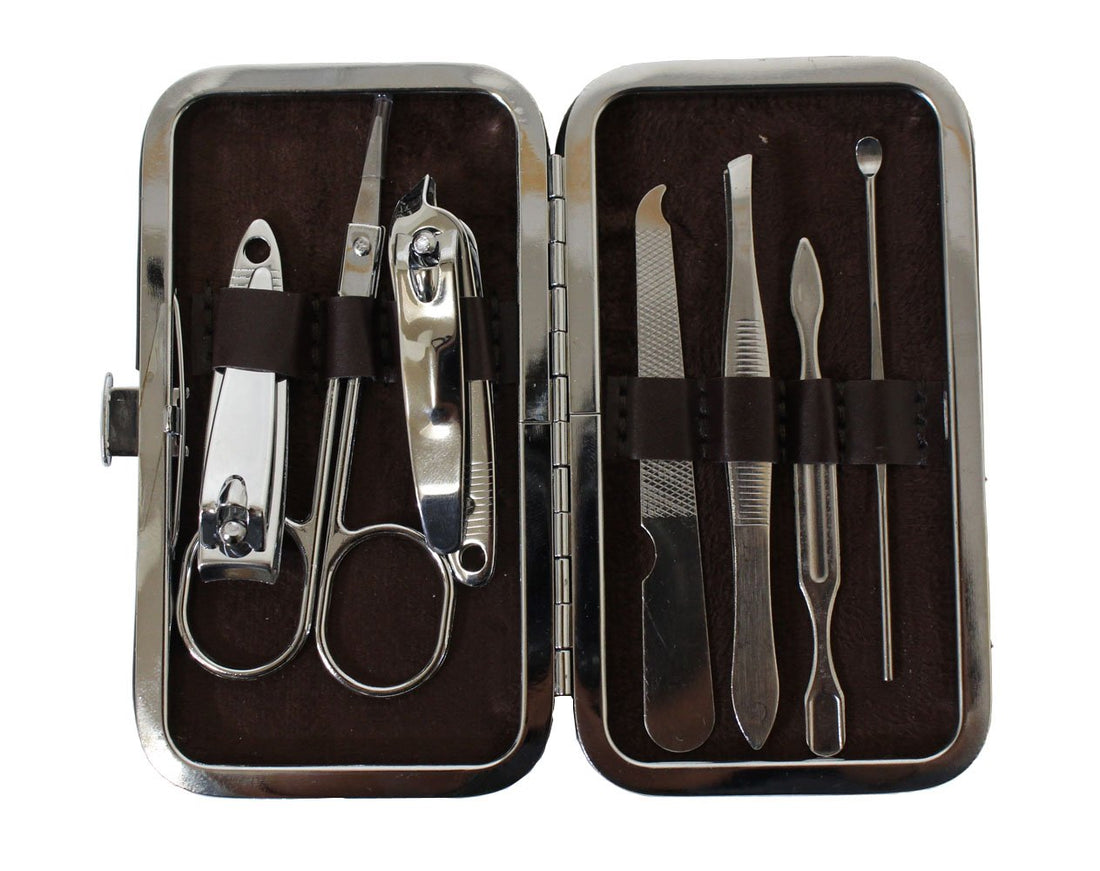 7 Piece Manicure Set | Coin Purse Style (ToolUSA: B8400-07-YT)