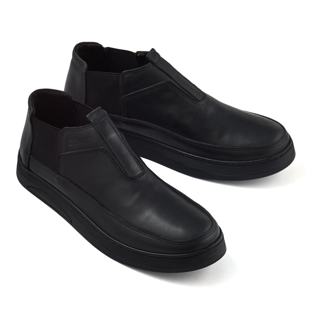 Men's Leather Half Boot – Premium Natural Leather, Lace-Up Ankle Design, Casual to Semi-Formal Style.