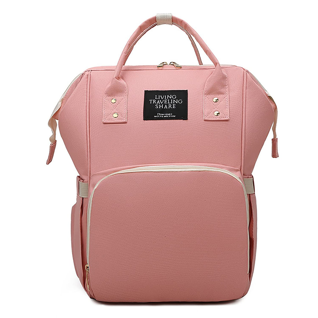 Diaper Backpack Multifunctional Travel Backpack Diaper Bag Large Capacity Baby Bag Nursing Bag Fashion Mommy Spacious Waterproof, Pink