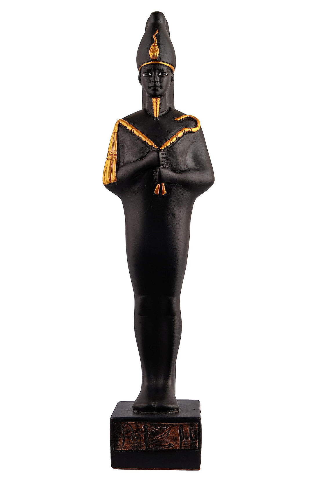 Statue of Osiris Lord of the dead and The first one associated with a mummy wrap. Large statue Ancient Egyptian Art hand crafted made in Egypt