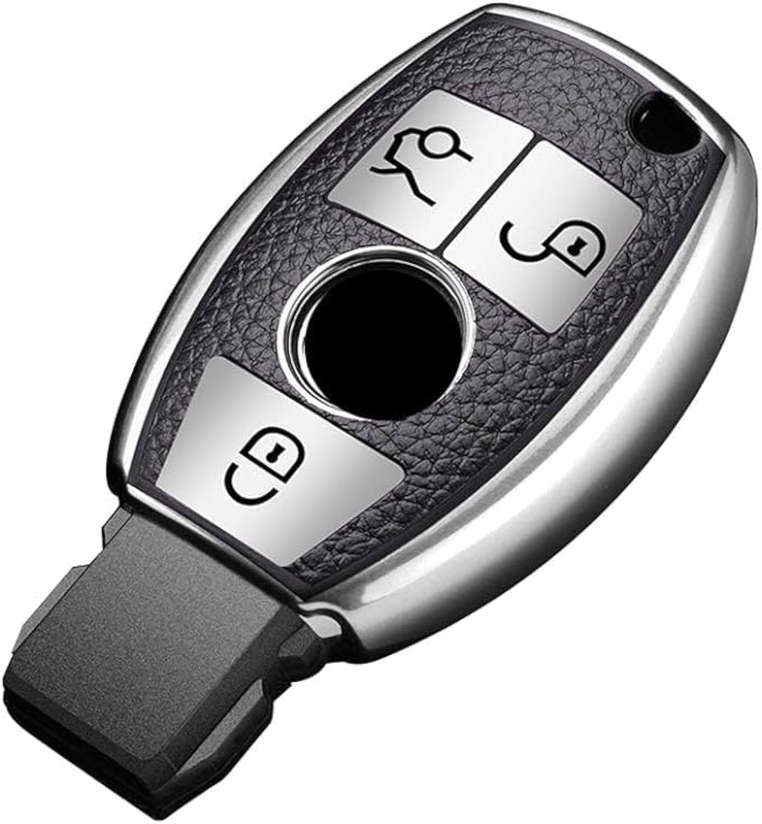 YOSHOP Soft TPU Key Fob Cover Case for Mercedes Benz C E S M CLS CLK G-Class Keyless Entry Remote Key Fob Case Shell Protector for Mercedes Benz C E S M CLS CLK G-Class