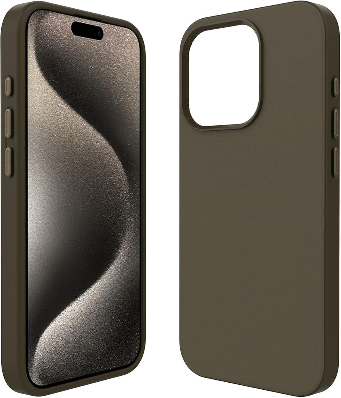 Apple iPhone 15 Pro Max FineWoven Case with Wireless charger - titanium
