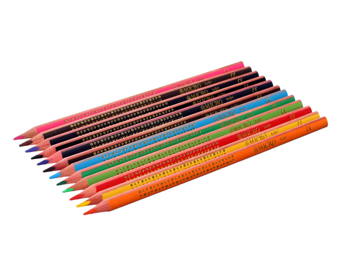 Micro Colored Pencils Set of 12 items