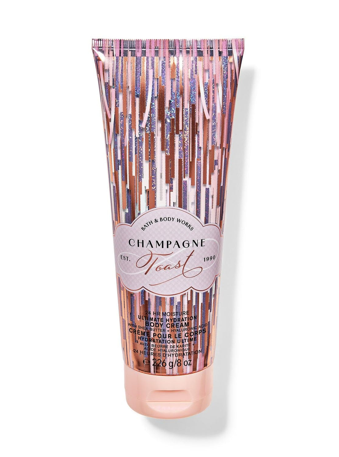 Bath and Body Works Champagne Toast Body Cream | 226 g / 8 oz | Ultimate Hydration Body Cream | Fruity Fragrance | For Women