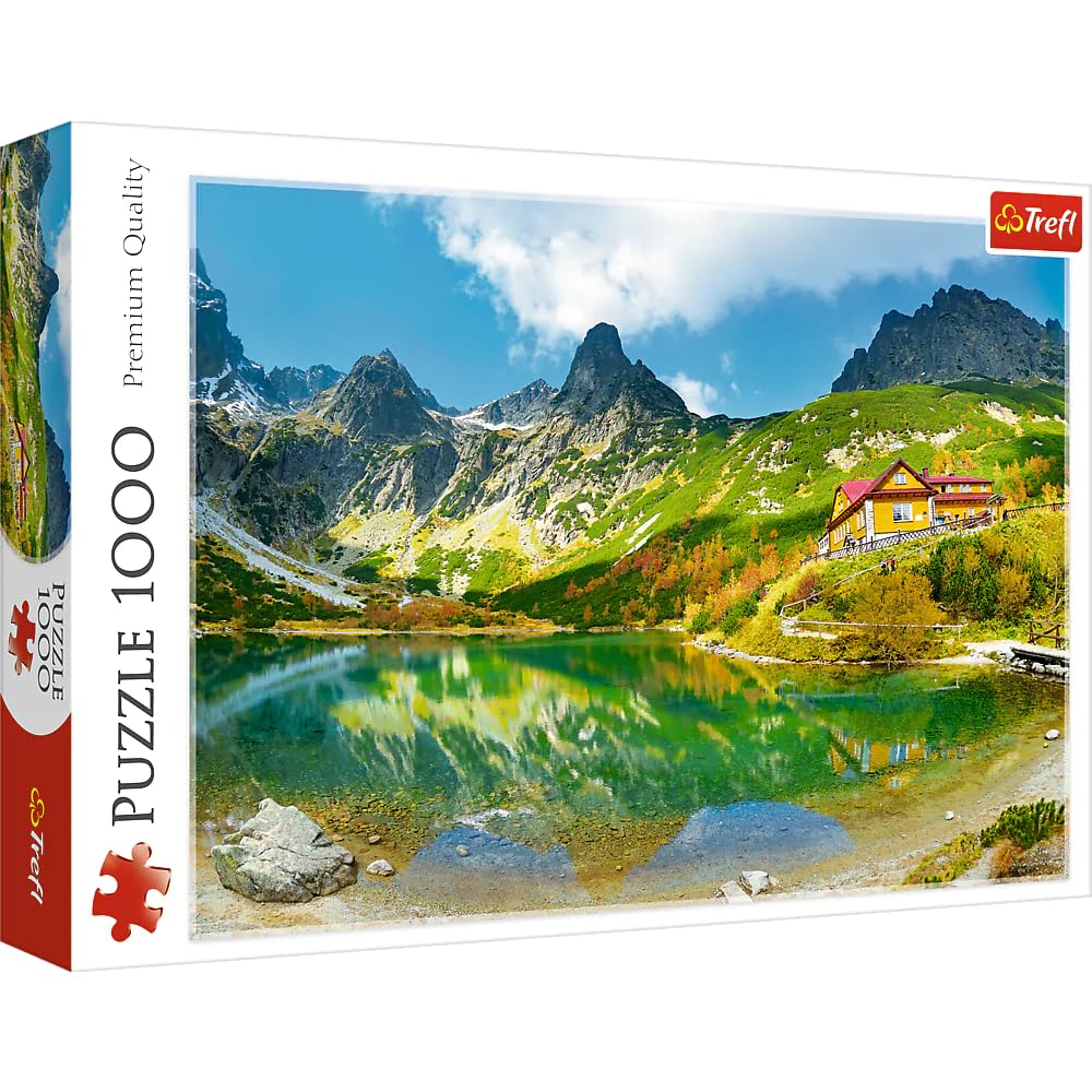 Trefl Puzzle-1000-Shelter over the Green Pond, Tatras, Slovakia