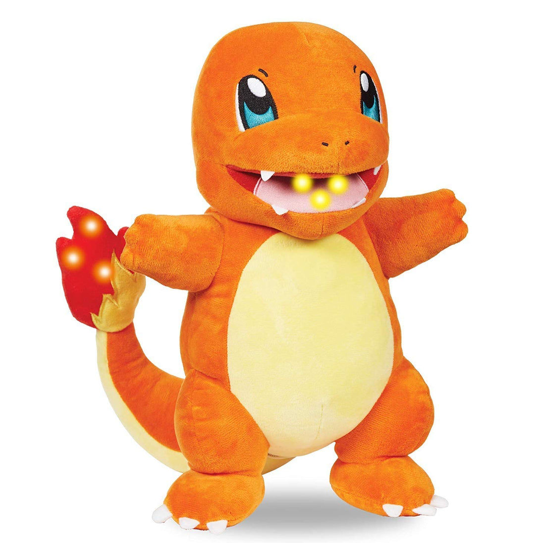 Pokemon Jazwares Plush (FLAME ACTION) - Charmader - LIGHTS AND SOUNDS INTERACTIONS