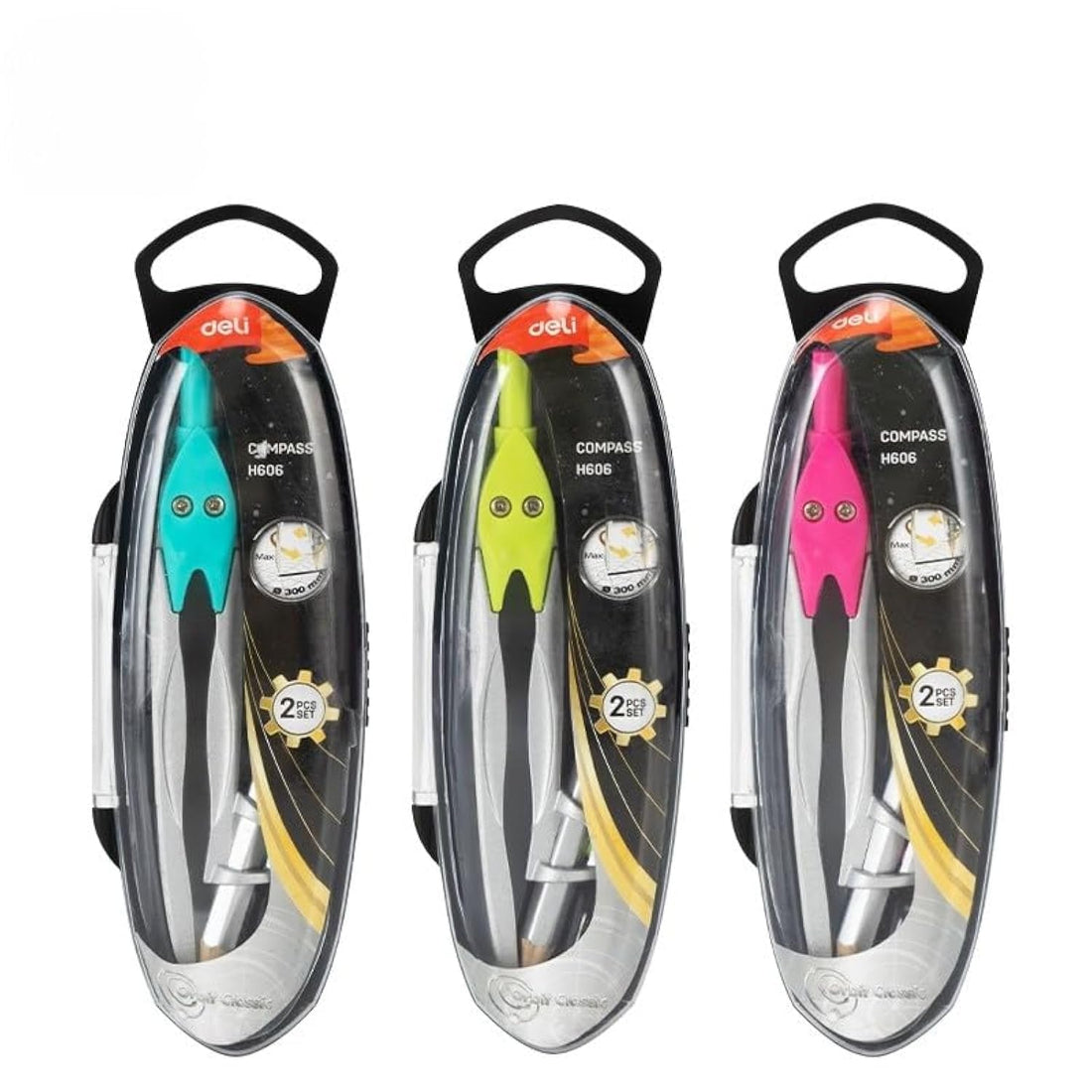 Deli EH606 Compass and Pencil Set