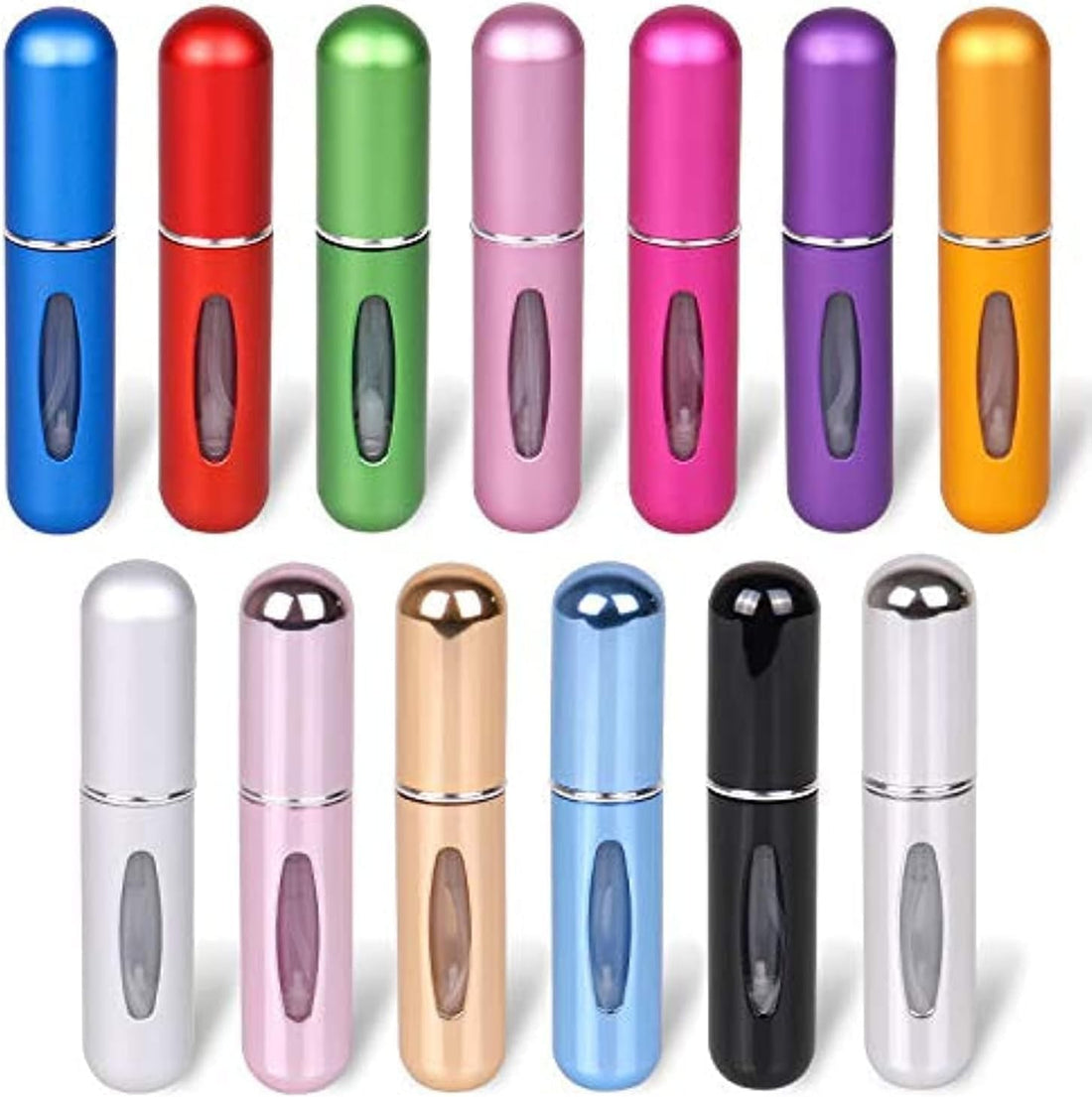 Travel Friendly 5ml Mini Refillable Perfume Spray Bottle Portable Leak-Proof Container for Hand Sanitizer Alcohol Fragrance Easy Carry