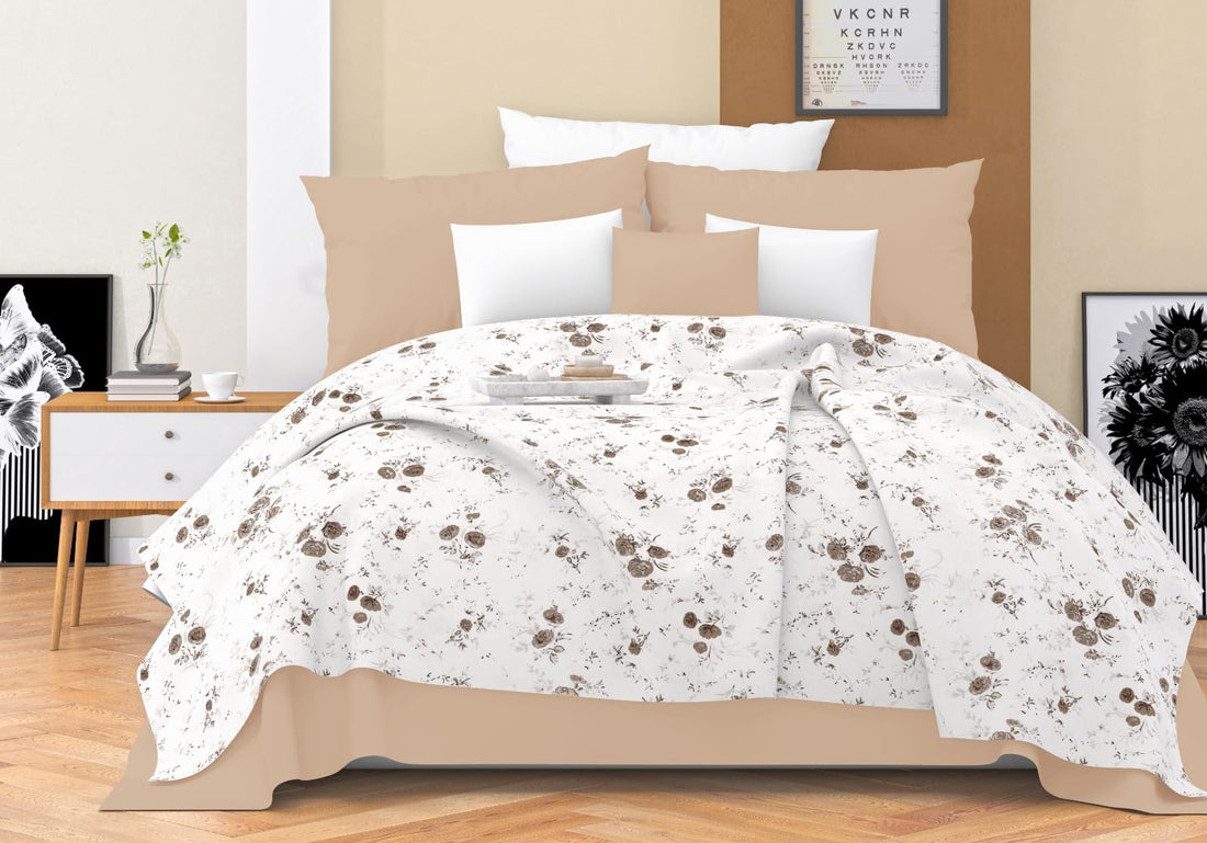 QBED King Bed Sheet Set 240 * 250 CM (Beige)