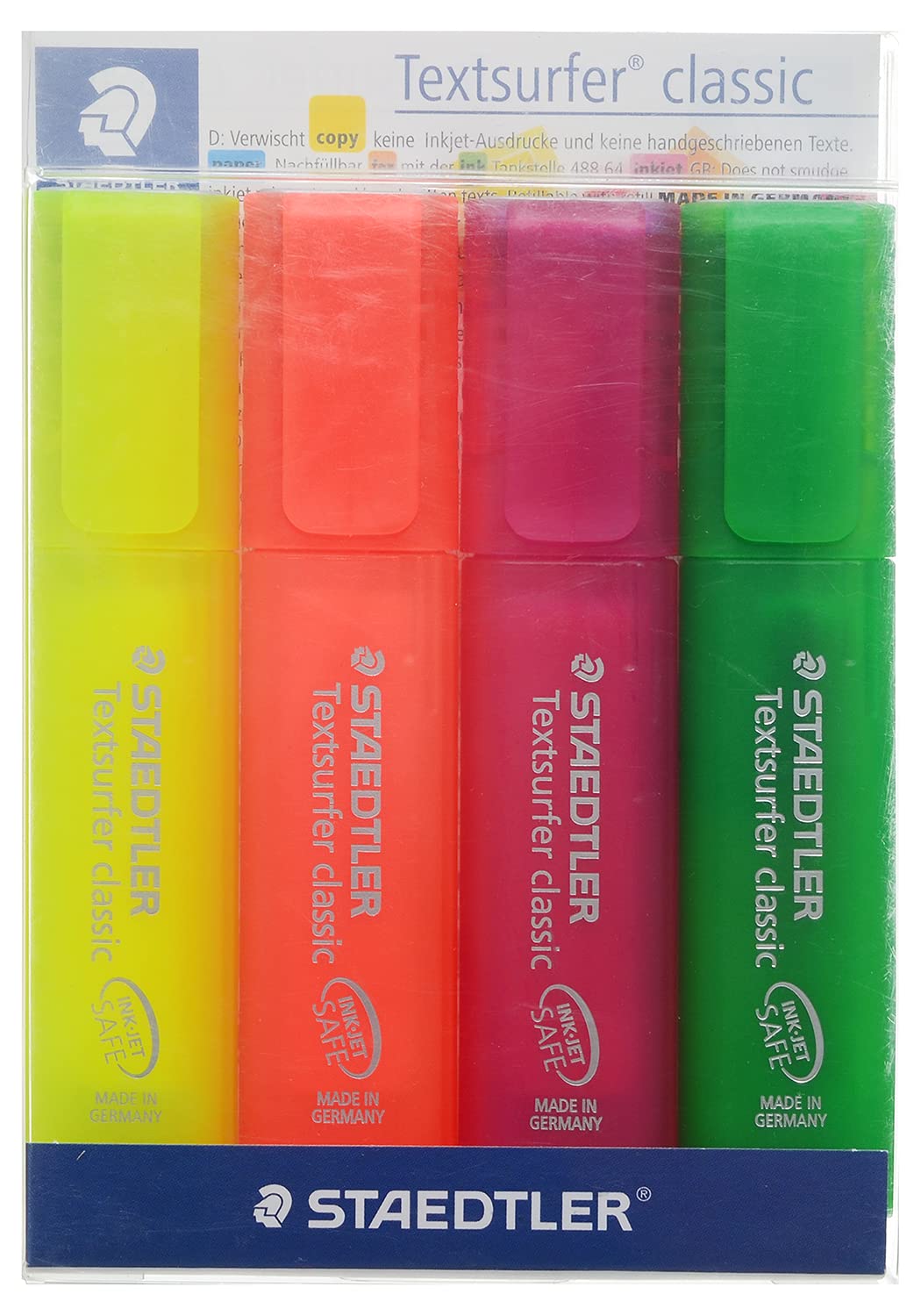 Staedtler Text Highlighters Set of 4 Pieces - Multi Color