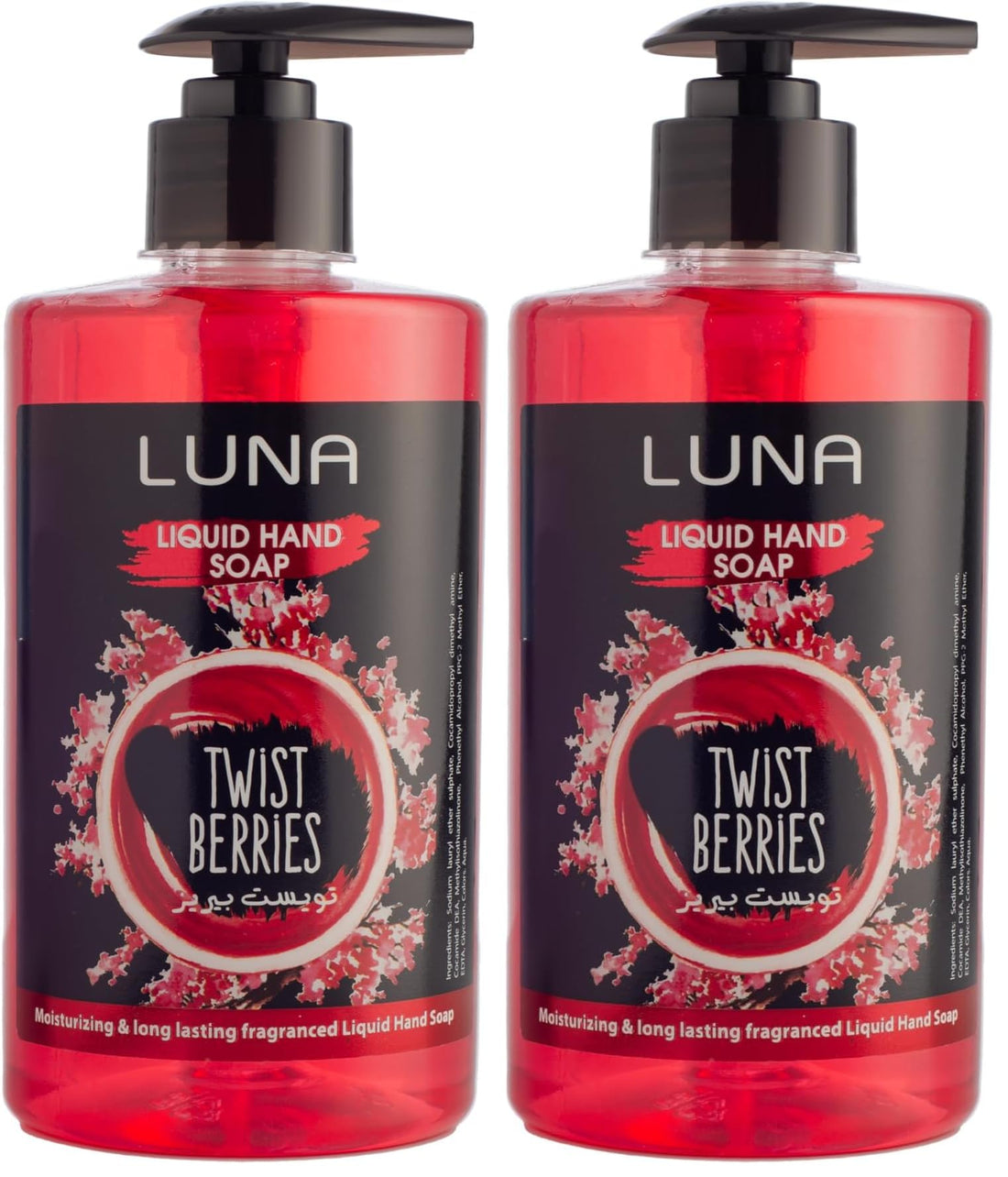 Luna Liquid soap twist berry 500 ml (Pack of 2)