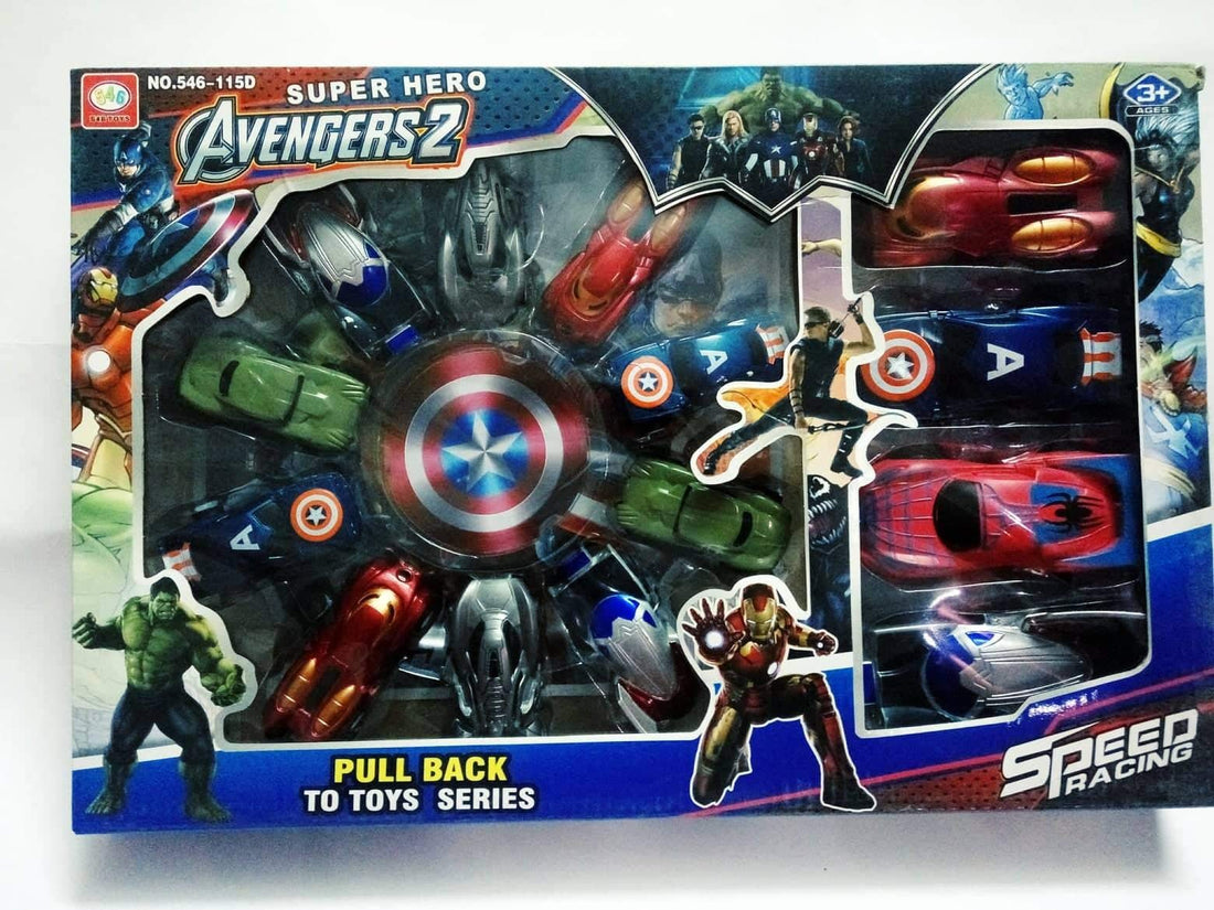 Superhero 14 Cars Set