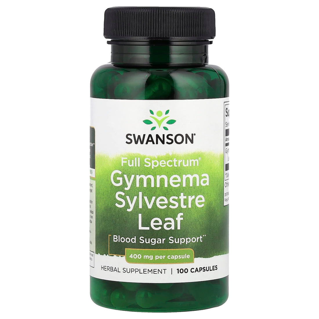 Full Spectrum® Gymnema Sylvestre Leaf – 400 mg | 100 Capsules | Traditional Herbal Supplement | Non-GMO & Gluten Free