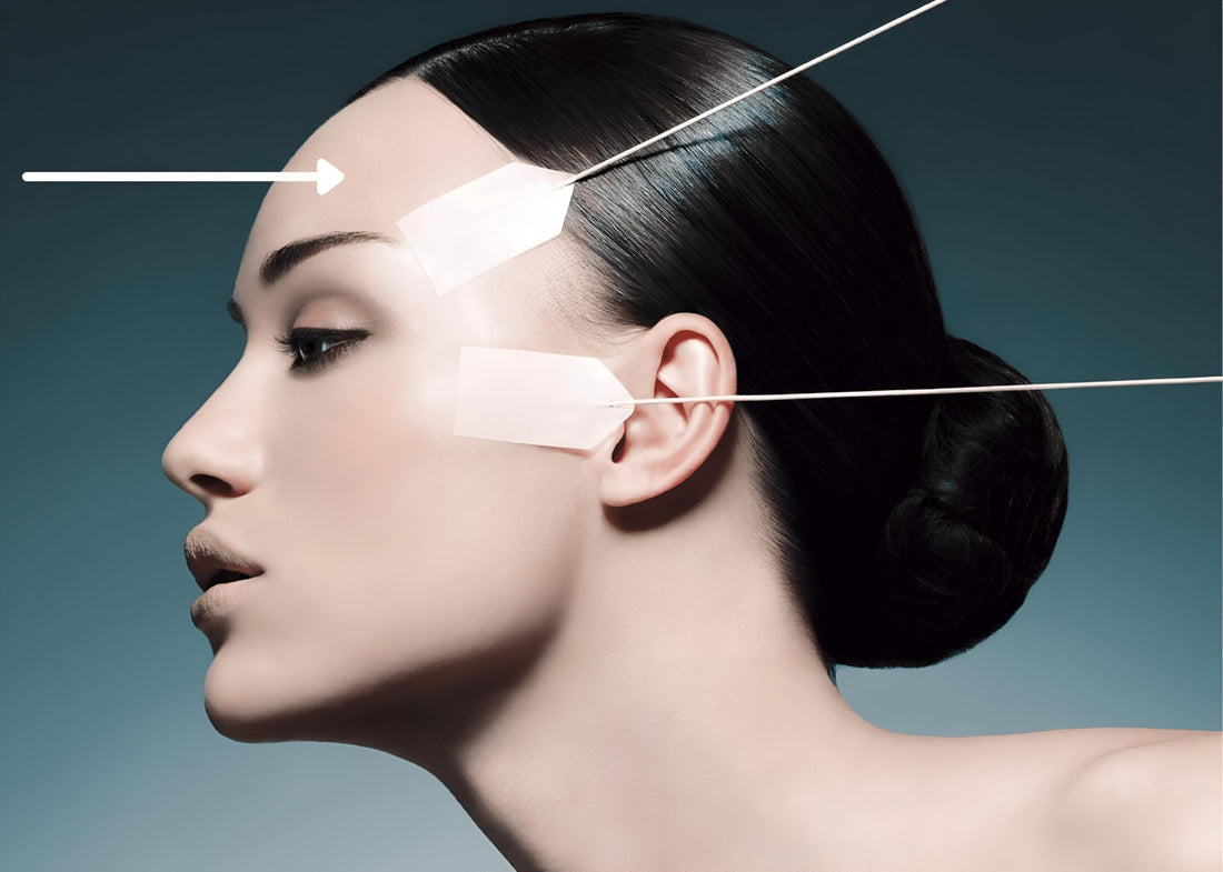 Generic Skin Tightening Patches for Face, Neck, and Eye Area - 40 Patches & 3 Wire Strips - Tighten Sagging Skin & Reduce Wrinkles