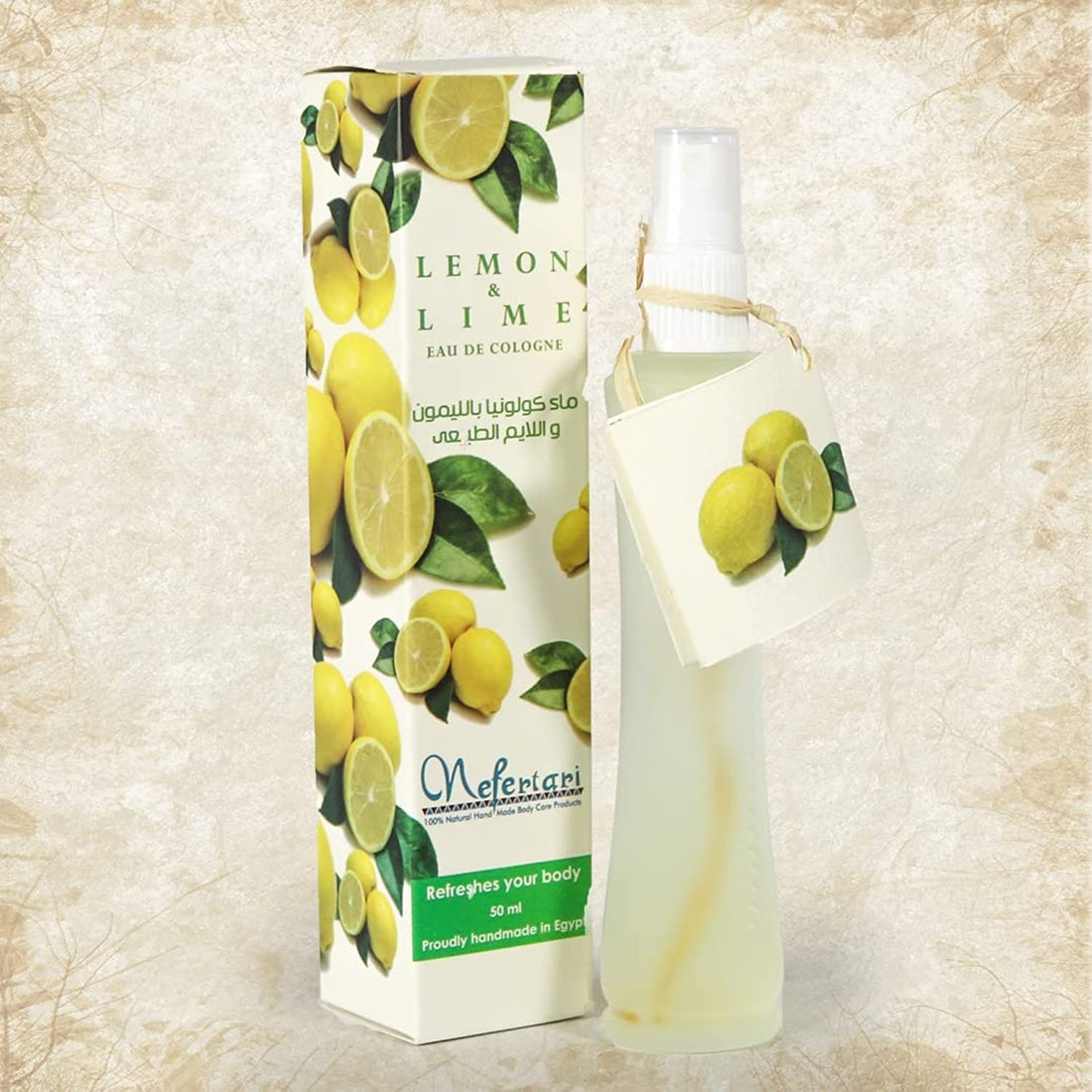 Nefertari Lemon and Lime Eau De Cologne