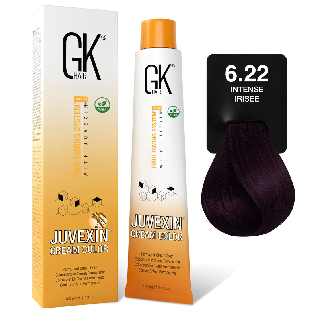 Gkhair color - 6.22 intense irisee