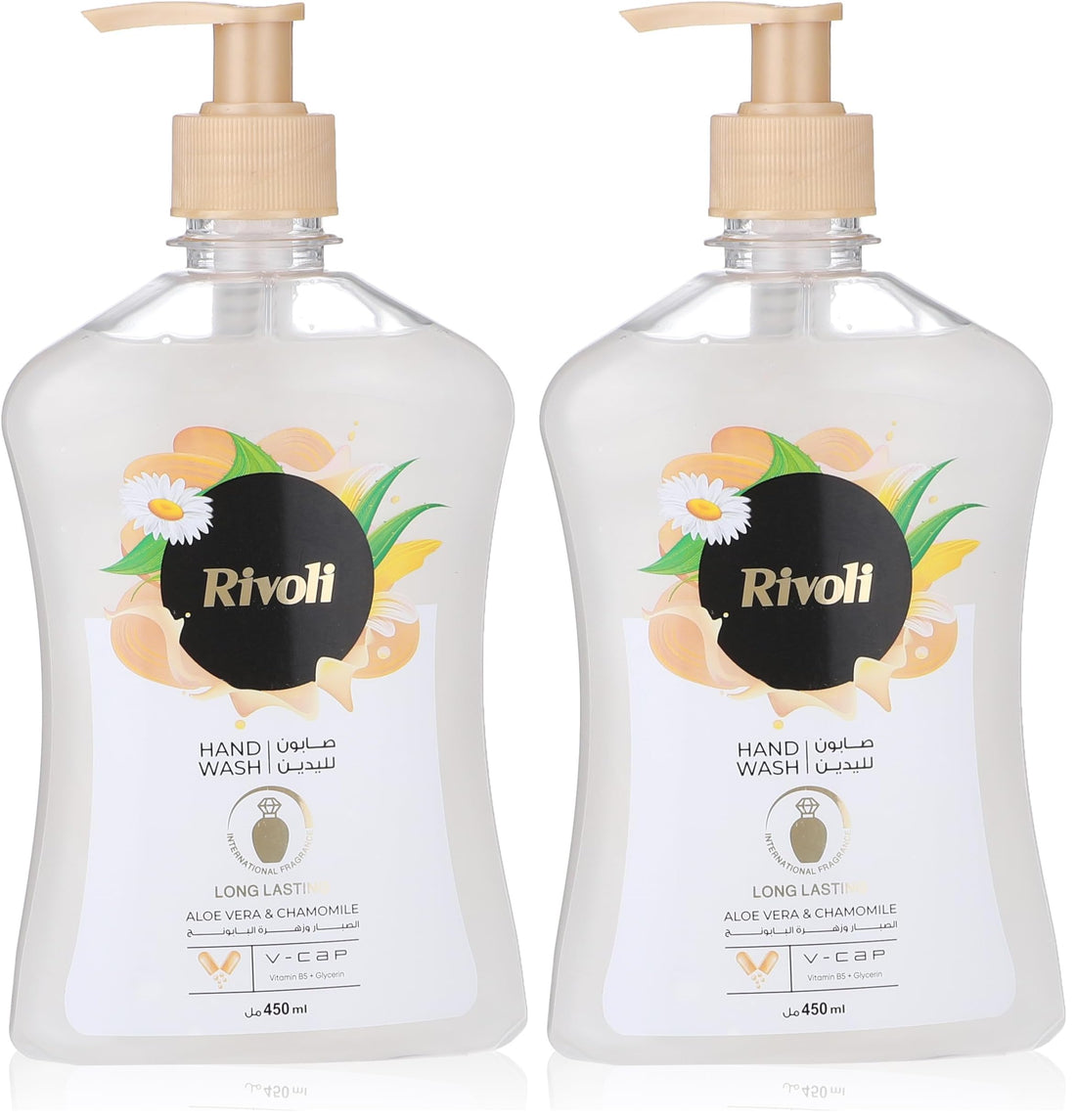 Rivoli Hand Wash 450 ml White (Pack of 2)