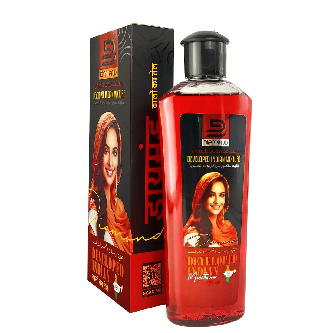 Diamond Hair Oil Developed Indian Mixture 200 Ml