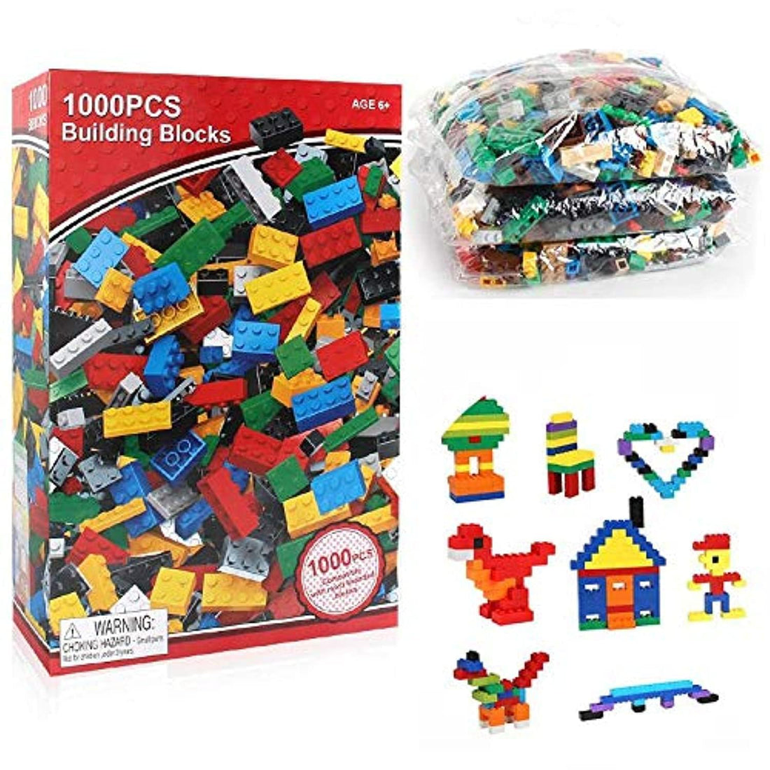 Building Blocks Set Model Toys, 1000 Pieces