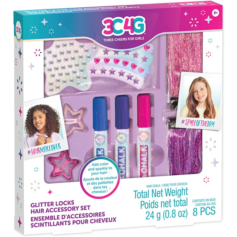 Imagination Land Glitter Locks Hair Accessories Set