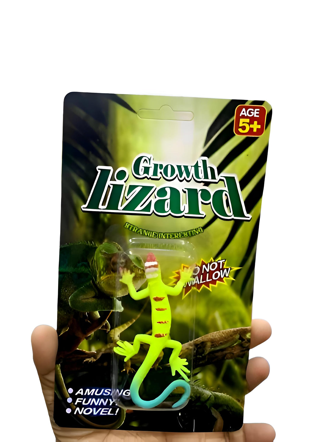 3D Growing Lizard - Amazing Water-Activated Expandable Creature That Grows Over 10 Inches, Perfect Easter Filler, Party Gift, Classroom Prize (Model -1)