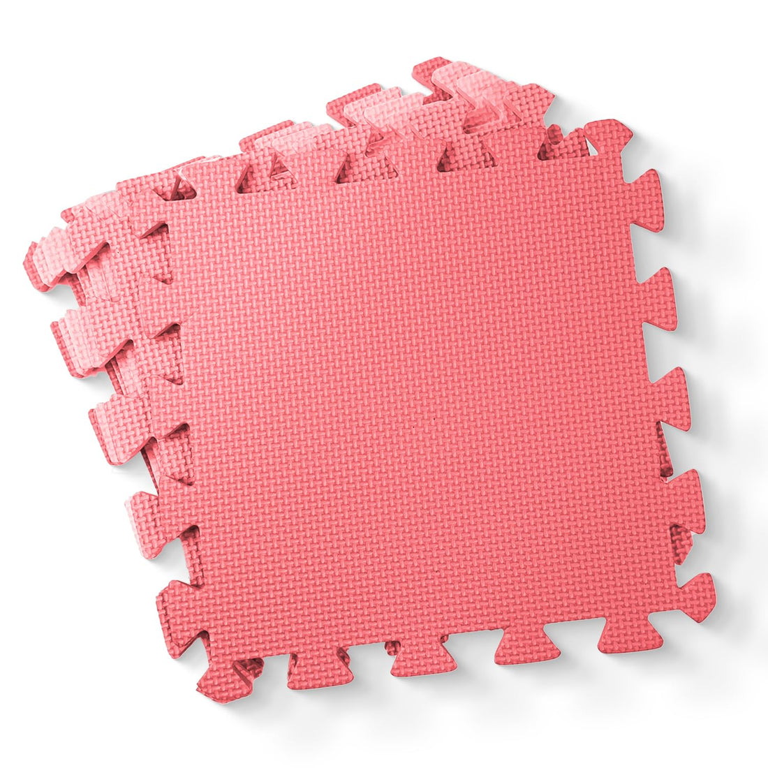 kidoola Foam Baby Play Mat (29x29cm) – Thick & Soft EVA Foam Interlocking Floor Tile Matting for Children – Safe & Comfortable 7mm Thick Play Flooring (9pc) - Pink