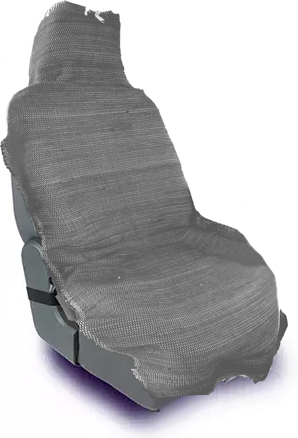 Egypt Antiques Klimm Cotton Car Chair Cover 4-Pieces, Light Grey,