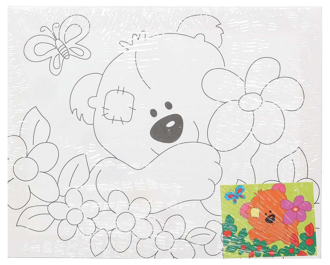 Keep Smiling Large Canvas Painting Set For Kids