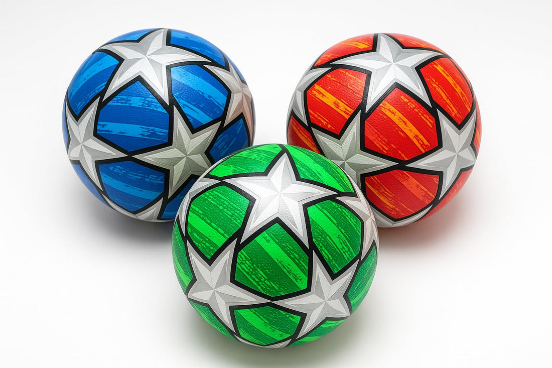 Generic Football Ball official Size (5) - For Soccer - Multi Colours