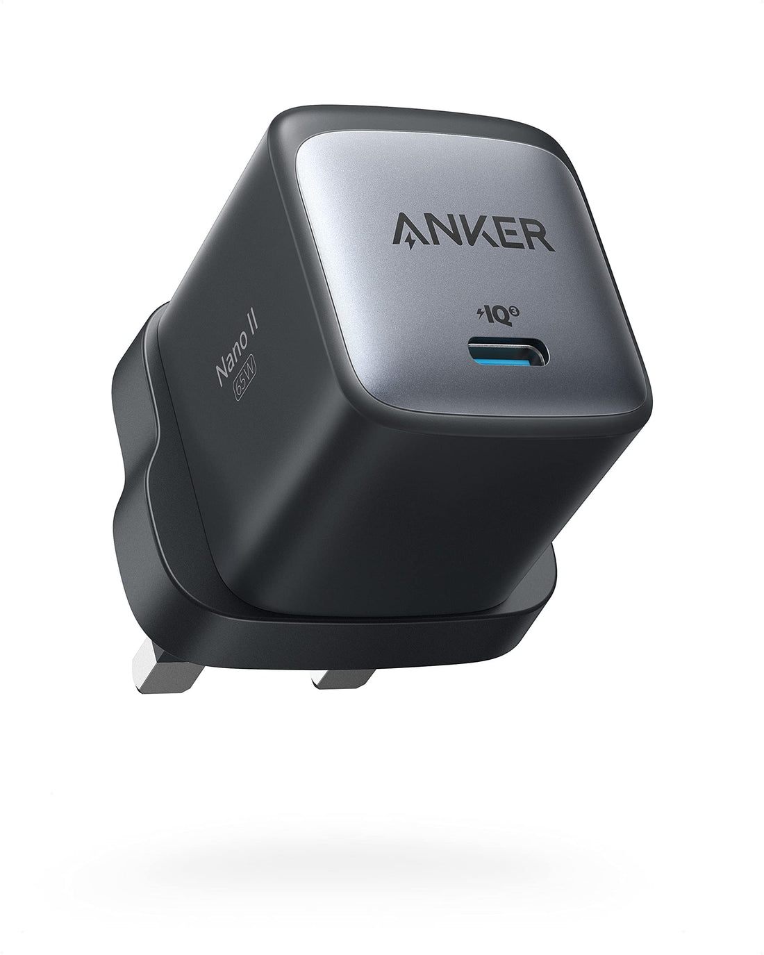Anker Nano II 65W GaN II PPS Fast USB C Charger Adapter, Compact Charger for MacBook Pro/Air, Galaxy S24/S23, iPhone 17/16 /15/14 Series, iPad Pro, Huawei, Xiaomi, Redmi, Vivo, Oppo and More