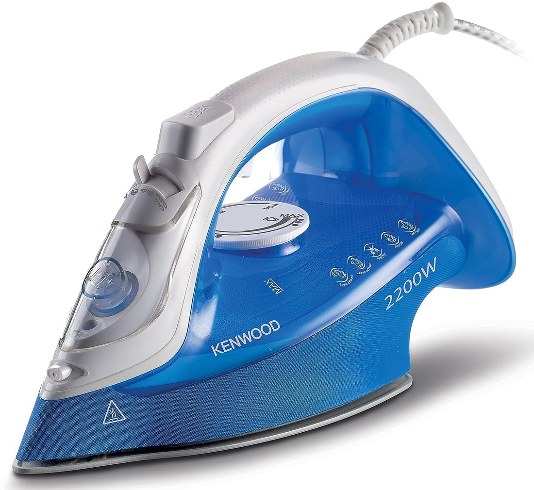 Kenwood Steam Iron 2200 Watts, 300ml Large Capacity, Ceramic Sole Plate – International Warranty – STP60.000WB
